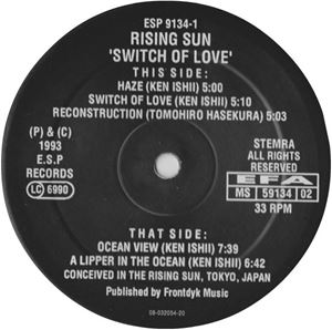 RISING SUN (KEN ISHII) / SWITCH OF LOVE