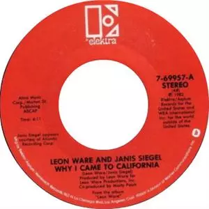 LEON WARE AND JANIS SIEGEL / WHY I CAME TO CALIFORNIA