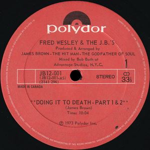 FRED WESLEY & THE J.B.'S / フレッド・ウェズリー&ザJ.B.'S / DOING IT TO DEATH - PART 1 & 2 / MORE PEAS