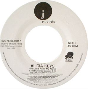 ALICIA KEYS / アリシア・キーズ / YOU DON'T KNOW MY NAME 7"