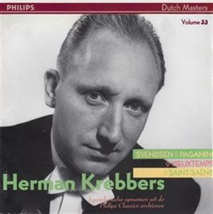 HERMAN KREBBERS / ヘルマン・クレバース / DUTCH MASTERS VOLUME 33 - SVENDSEN / PAGANINI / VIEUXTEMPS / SAINT-SAENS