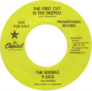 KOOBAS / クーバス / FIRST CUT IS THE DEEPEST / WALKING OUT