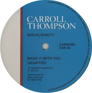 CARROLL THOMPSON / キャロル・トンプソン / MAKE IT WITH YOU