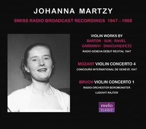 JOHANNA MARTZY / ヨハンナ・マルツィ / SWISS RADIO BROADCAST RECORDINGS 1947-1969