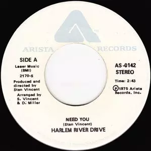 HARLEM RIVER DRIVE / ハーレム・リヴァー・ドライヴ / NEED YOU