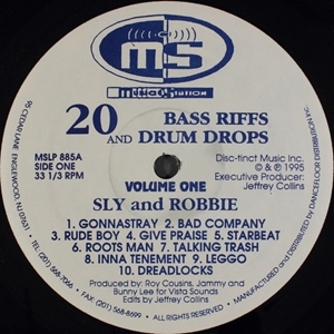 SLY & ROBBIE / スライ・アンド・ロビー / 20 BASS RIFFS AND DRUM DROPS