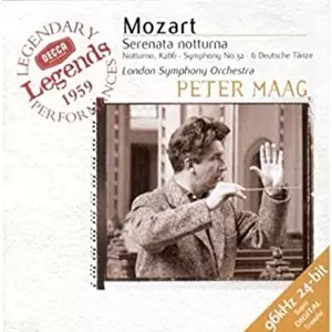 PETER MAAG / ペーター・マーク / MOZART: SERENATA NOTTURNA,ETC