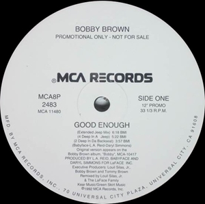 Good Enough Bobby Brown ボビー ブラウン Hiphop R B ディスクユニオン オンラインショップ Diskunion Net