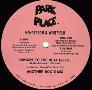 HENDERSON & WHITFIELD / DANCIN' TO THE BEAT