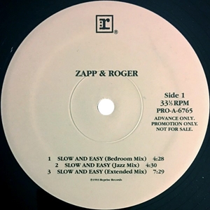 ZAPP & ROGER / ザップ&ロジャー / SLOW AND EASY