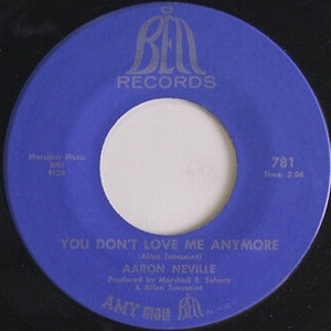 AARON NEVILLE / アーロン・ネヴィル / SPEAK TO ME / YOU DON'T LOVE ME ANYMORE