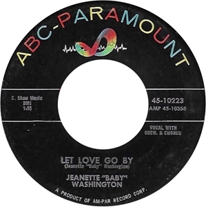 BABY WASHINGTON / ベイビー・ワシントン / LET LOVE GO BY / MY TIME TO CRY