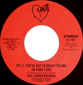 TAL ARMSTRONG / タル・アームストロング / YOU'VE GOT SO MUCH FEELING (IN YOUR LOVE)