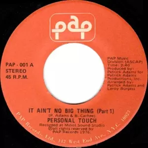 洋楽 Personal Touch It Ain't No Big Thing 7\