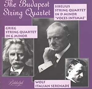 BUDAPEST STRING QUARTET / ブダペスト弦楽四重奏団 / WOLF, SIBELIUS, GRIEG