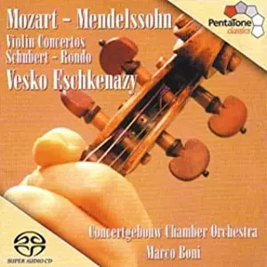 VESKO ESCHKENAZY / ヴェスコ・エシュケナジ / MENDELSSOHN; MOZART; SCHUBERT - VIOLIN CONCERTOS (SACD)