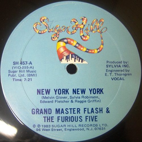 NEW YORK NEW YORK/GRANDMASTER FLASH & THE FURIOUS FIVE/グランド 