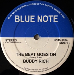 BUDDY RICH / BOB DOROUGH / THE BEAT GOES ON / THREE IS THE MAGIC NUMBER (7")