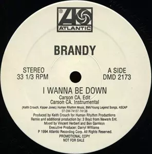 BRANDY I WANNA BE DOWN レコード I Wanna Be Down - Wikipedia
