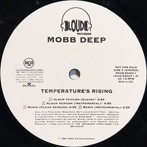 MOBB DEEP / モブ・ディープ / TEMPERATURE'S RISING 12" (PROMO)