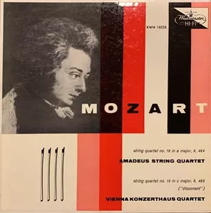 MOZART: STRING QUARTET NO.18 IN A MAJOR, K.464 / NO.19 IN C