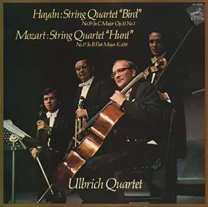 ULBRICH QUARTET / ウルブリヒ四重奏団 / ハイドン: 弦楽四重奏曲第39番「鳥」 / モーツァルト: 弦楽四重奏曲第17番「狩」