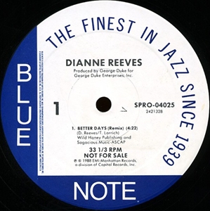 【LP】ダイアン・リーヴス『Dianne Reeves』輸入盤レコード