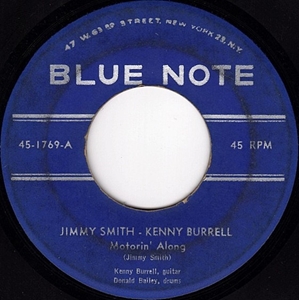 JIMMY SMITH / KENNY BURRELL / MOTORIN'ALONG (7")