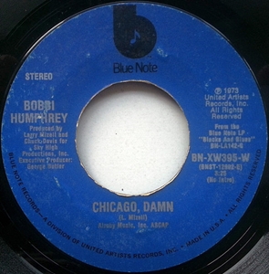 BOBBI HUMPHREY / ボビー・ハンフリー / CHICAGO, DAMN (7")