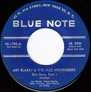 ART BLAKEY & LEE MORGAN / DAT DERE (7")