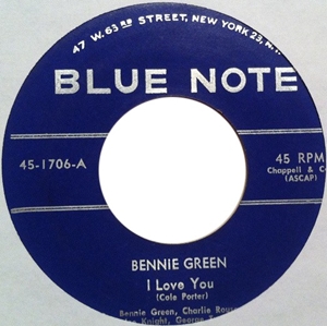 BENNIE GREEN / ベニー・グリーン / I LOVE YOU (7")