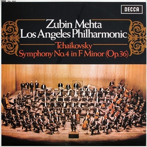 TCHAIKOVSKY: SMPHONY NO.4 IN F MINOR/ZUBIN MEHTA/ズービン