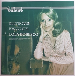 LOLA BOBESCO / ローラ・ボベスコ / BEETHOVEN: BEETHOVEN CONCERTO FOR VIOLIN AND ORCHESTRA IN D MAJOR, OP.61