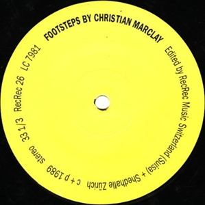 CHRISTIAN MARCLAY / クリスチャン・マークレイ / FOOTSTEPS