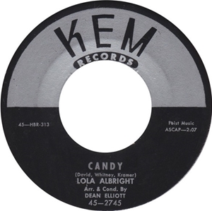 LOLA ALBRIGHT / ローラ・アルブライト / CANDY / GOODBYE MY LOVER