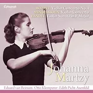 JOHANNA MARTZY / ヨハンナ・マルツィ / MOZART: VIOLIN CONCERTO NO.4 & MENDELSSOHN: VIOLIN CONCERTO / モーツァルト4番&メンデルスゾーン