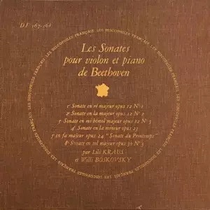 WILLI BOSKOVSKY  / ヴィリー・ボスコフスキー / BEETHOVEN:VIOLIN SONATA NO.1-5,8
