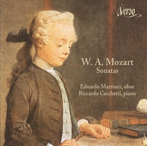 EDUARDO MARTINEZ / RICARDO CECCHETTI / MOZART: 3 OBOE SONATAS / モーツァルト:ソナタ第24番, 第26番, 第27番(オーボエとピアノ編)