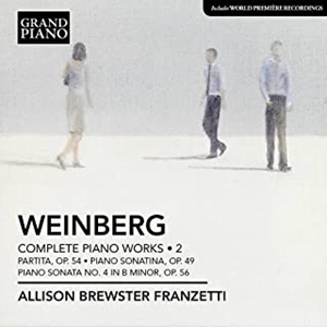 ALLISON BREWSTER FRANZETTI / アリソン・ブリュースター・フランゼッティ / WEINBERG:COMPLETE PIANO WORKS 2 / ワインベルク:ピアノ作品全集 第2集