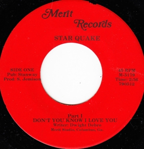 STAR QUAKE (SOUL) / DON'T YOU KNOW I LOVE YOU