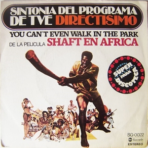JOHNNY PATE / ジョニー・ペイト / YOU CAN'T EVEN WALK IN THE PARK / SHAFT EN AFRICA