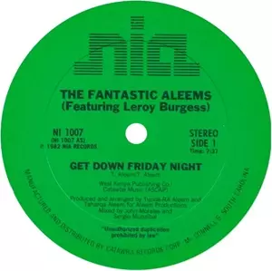 ALEEM FEATURING LEROY BURGESS / アリーム・フィーチャリング・ルロイ・バージェス / GET DOWN FRIDAY NIGHT