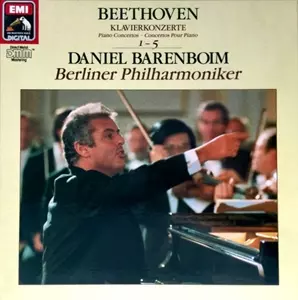 BEETHOVEN: PIANO CONCERTOS 1-5/DANIEL BARENBOIM/ダニエル