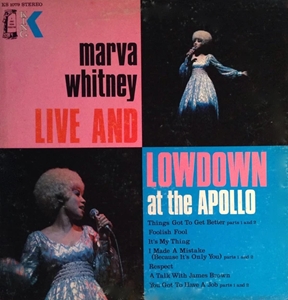 MARVA WHITNEY / マーヴァ・ホイットニー / LIVE AND LOWDOWN AT THE APOLLO