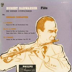 HUBERT BARWAHSER / フーベルト・バルワーザー / QUANTZ / GLUCK: CONCERTO FOR FLUTE AND STRING ORCHESTRA / MOZART: ANDANTE IN C MAJOR FOR FLUTE AND STRING ORCHESTRA, K.315