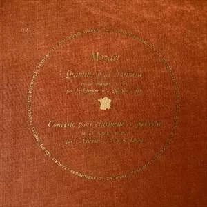 FRANCOIS ETIENNE / フランソワ・エティエンヌ / MOZART: QUINTETTE POUR CLARINETTE / CONCERTO POUR CLARINETTE ET ORCHESTRE