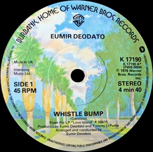 EUMIR DEODATO / エウミール・デオダート / WHISTLE BUMP