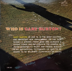 GARY BURTON / ゲイリー・バートン / WHO IS GARY BURTON?