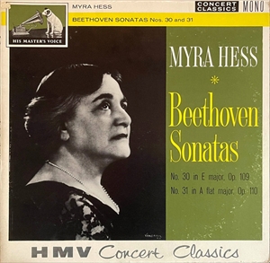 MYRA HESS / マイラ・ヘス / BEETHOVEN: SONATA NO.30 / NO.31