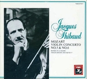 JACQUES THIBAUD / ジャック・ティボー / モーツァルト・アルバム